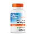 Leger Best Fullly Active B Complex, Energi og Cellular Support, Ikke-GMO, Glutenfri, Soya Gratis, Vegan 30 Veggie Caps