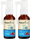 NaturaNectar - Bee Propolis Throat Spray - Unik Throat Relief and Wellness Agent - Brasiliansk Bee Propolis Throat Guardian Spray - Etisk Beekeeke - Honning Bee Berry Flavor (2-Pack, 1,06 Fl Oz.)