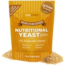 Ikke forsterket næringsrik yeast flakes, hele maten basert proteinpulver, vegansk, glutenfri, vitaminer B, Beta-glukaner og alle 18 aminosyrer (24 oz.)