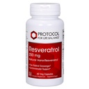 PROTOCOL FOR LIFE BALANCE Resveratrol 200 mg - Trans-Resveratrol - med japansk Knotweed & Grape Seed Extract - Vegansk og ikke-GMO - 60 Veg Kapsler