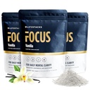 Vanilla MCT Oil 3-pakke - Boost Energy & Clarity - MCT pulver + nootropics + Adaptogens for en økt kaffeopplevelse - keto, vegansk, 0 sukker - med Taurin, L-tyrosin, Rhodiola og mer