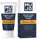 MUJO Kronisk Tonic Muscle & Joint Pain Relief Cream - Fast-Acting, Langstrakte organiske ingredienser - Deep Penetrating for ledgikt / Sprains - 3 fl oz
