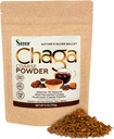 Sayan sibirsk ren rå coarse Chaga pulver 6 Oz / 170g – Premium Wild Forest Harvested Super Antioksidant te – støtter immunsystem og digestiv helse – fokus, energi, klarhet, velvære - ikke-GMO