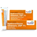 Hydrokortisonovn | 1 oz Hydrokortisonovn med 1 % USP – Maks. styrkekortisonovn | Fast Relief Anti-Itch Ointment | Soothing og beroligende vanntett formel