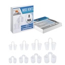 Nose Vent Sinus Relief Dilator (pakke med 8 forskjellige størrelser) - En enkel løsning for Nasal Snorre - Reusable snorking enhet for å nyte en fredelig natts søvn - av Mobi Lock