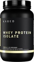 Kaged Whey Protein Isolate pulver | Vanilla | 100% ren lav Low Luxury Whey | Post Trening Recovery Drink | Støtter muskelbygging | Kosttilskudd for menn og kvinner | 25 Serveringer