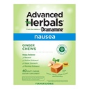 Fra The Makers of Dramamine, Advanced Herbals, Ginger Chews, Humør Relief Mykt Chews Lemon-Honey-Ginger, 40 Count