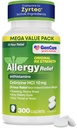 GenCare - Cetirizine HCL 10 mg (300 kapler) - 24-timers Allergy Relief piller - Ikke Drowsy Generic OTC Allergy Medisin - Antihistamin medisin for Sneezing, Runny Nese & Itchy Eyes - Generic Zyrtc