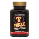 NaturesPlus T Mann - 60 vegetariske kapsler - fremmer muskel gevinst & utholdenhet, Mood Enhancer - Glutenfri - 30 Total Services