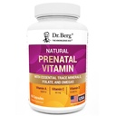 Dr. Berg naturlige prenatal vitaminer for kvinner (Pregnate og sykepleier) - Prenatale vitaminer med folat, vitaminer, mineraler, omegaer, og11 Kraftige supermat - Kvinners prenatal multivitamin - 60 kapsler