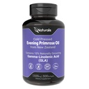 Naturalis Aften Primrose Olje (Cold Pressed) | 100% naturlig fra New Zealand | Ikke-GMO, Soja og Glutenfri, Zero Filler | 300 Mini-Softgels
