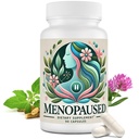 Menopause Kosttilskudd for kvinner -Women Multivitamin for velvære og vitalitet -Herbal Støtte for hormonbalanse og emosjonell komfort -Ideal for hete Flash & natt Sveat -90 Kapsel