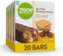 SonePerfect Protein Bars, 13g Protein, 16 vitaminer og mineraler, Protein Snack, Fudge Graham, 20 Bars