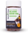 Naturens nøkkel Black Seed Oil Gummies, støtte immunitet, leddene, Digestion, Hår og hud | Kaldt presset, med 200 mg Nigella Sativa Seed Oil, vitamin C, Ginger, Pomegranat (Blueberry Flavor 120 Count)