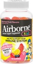 Airborne Kids Gummies Vitamin C Immune Support Supplement, Assortert frukt flavors, 42 ct (pakke av 11)