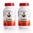 Christophers opprinnelige Formler Lavere Bowell Cleanse Formula Capsules - Herbal Laxative Colon Cleanse og Gut Cleanse 100 ct. - Pakke med 2