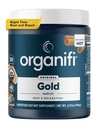 Organifi: Gull - Superfood Supplement pulver - 30 Serveringer - Stress Support, bedre hvile, avslapping og fremmer hvilefull søvn - Turmeric og Reishi Infused