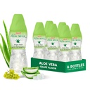 Aloe vera juice (Grape smaksatt) med større stykker ren aloe masse (6 pakker) Plantebasert juice flott for hydrering og inneholder stor aloe masse. Den er sunn for voksne og barn