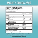 Mighty Omega 2500 Potent Omega 3 Supplement - 2500 MG EPA DHA Per Teaspoon - høy dose Omega 3 Fish Oil - Sørlige Stillehavet Anchovy Sourced - Triglyceride Omega 3 Fettsyre Supplement
