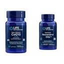 Life Extension Super Ubiquinol CoQ10 60 Softgels og optimalisert Resveratrol Elite 60 Vegetariske kapsler Bundle