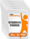 BulkSupplements.com vitamin K1 pulver - vitamin K1 Supplement for bein og hjerte helse støtte - Glutenfri, 10mg per servering, 1kg (2,2 lbs) (Pack of 1)