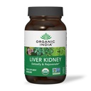 Organic India Liver and Njure Cleanse Detox Repair - Herbal Supplement - Detoxify & Rejuvenate, Støtter Sunn Liver & Nyre funksjon, Vegan, USDA Certified Organic, Non-GMO - 90 Kapsler