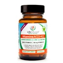 Livsinfusert vitamin D3 + K2 Supercharged med sink og enzymer, bidrar til å opprettholde sunn immunsystem, bein helse, emosjonell velvære, 90 kapsler.
