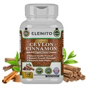 Ceylon Cinnamon Kapsler, Energi, Hjerte og Metabolisme Støtte, Certified Organic Ceylon Cinnamon piller, ikke-GMO, Vegan, Glutenfri - 120 Kapsler
