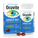 Bausch & Lomb Okuvite voksen 50+ Øyevitamin & Mineral Softgels 50 ea (pakke med 12)