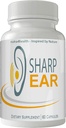 Sharp ørekomplett tinnitus relief Supplement, 60 kapsler, proprietær blanding for å redusere ørering og støtte optimal hørselsfunksjon og klarhet