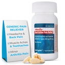 Tidlig dobbel Action Acetaminophen 250 mg og Ibuprofen 125 mg – Generisk smertefriere, feber Reduserer, hodepine Relief, Menstruell smerte, tannsmerter, muskelsmerter, ledgikt smertelindring - 144 Teller