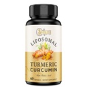 Liposomal gurkemeie Curcumin Supplement 2000mg, 95% standardisert curcuminoid ekstrakt & organisk rot pulver med piperine svart pepper frukt (15mg), 60 softgels
