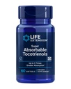 Livsforlengelse Super absorberbare tokotrienoler, vitamin E som D-Alpha tocopherol, blandet tokotrienoler, støtte hårvekst, hjernefunksjon, glutenfri, ikke-GMO, 60 mykegels