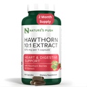 Super Potent Hawthorn Berry 10:1 Ekstrakt Kapsler for Digestion Hjerte Helse og Glykemisk støtte - Ekstra styrke Hawthorn Berry Kapsler - Ikke-GMO Glutenfri Vegansk GMP USA 2 måneds forsyning
