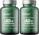 NAD+ & Resveratrol Supplement, 240 Softgels NAD+ Øke kosttilskudd for maksimal absorpsjon for støtte Cellular Energy Aging Defense