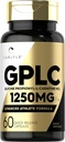 Carlyle GPLC Supplement 1250mg | 60 kapsler | Glycine Propionyl-L-Carnitine | Avansert Athlete Formula |Non-GMO, Glutenfri