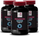 Daglig visjon - Øye Vision Supplement - Lens Support, Fokusert utsikt, Crystal klar sikt, bilde klarhet, klarere scener, ren perception, øye støtte, fokus fordeler, Vision Styrke 3 flaske 180Caps