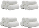 SpiseBiting 20 Rolls 4 tommers x 4,92 Yards Rolled Gauze Stretch Bandage / Medical Grade Steril Førstehjelp sårpleie bomull Ply / Stretched Gauze Bandage Rolls med medisinsk bånd