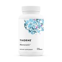 THORNE - Memoractiv - Nootropic Brain Supplement for fokus, kreativitet og konsentrasjon - Ashwagandha, Ginkgo, Lutemax, Bacopa, Pterostilbene - Glutenfri, Dairy-Free* - 60 Kapsler - 30 Services