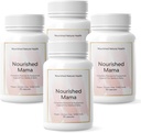 Nourished Mama Prenatal Multi Vitamin - Vegansk Multivitamin for prekonception, graviditet, postpartum og amming støtte - jern-fri med metylert folat & høydosekolin - 360 kapsler