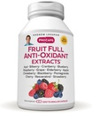 ANDREW LESSMAN Frukt Full Anti-Oksydant Ekstrakter 30 kapsler - 14 naturlige frukt og berry ekstrakter. Bilbær, tranebær, kornfrø, pomegranat, resveratrol og mer. Lett å svelge kapsler