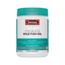 Sveitsisk Wild Fish Oil Omega 3 Kosttilskudd for kvinner og menn 1000 mg Softgels EPA DHA Fish Oil Supplements | Odorless - Hjelper støtte hjerne, øye og hjerte helse | 400 Softgel piller