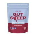 Gut Sweep - Daglig Digestion Supplement - Psyllium Husk Fiber - Støtter Appetittkontroll - Glutenfri og plantebasert - Keto & Paleo Vennlig - 40 Services - Blandet Berry
