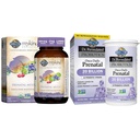 Hage i livet kvinners prenatal multivitamin med vitamin D3, B6, B12, C & jern og - Dr. Formulerte probiotika en gang daglig prenatal