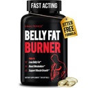 UNALTERT Belly fettforbrenner for menn - naturlig vekttap piller å støtte Redusert kroppsfett, Bevaring av lean muskelmasse, og en sunn metabolisme - CLA kosttilskudd - 90 Softgel kapsler