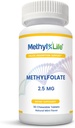 L-metylfolat 2,5 - L-5-MTHF som Magnafolat-C (2.500 mg per tablett) - [90 tuggtabletter]