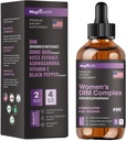 DIM Supplement | med Ashwagandha, Dong Quai, Vitex Extracts, 200 mg Diindolylmetan - Hormon Balance, Menopause Supplementer - PMS & Antioksidant Support - Kvinner og menn 60 dagers forsyning