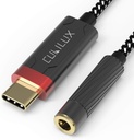 Cubilux HiFi USB C hodetelefonforsterker med ESS9118EC DAC, USB C til 3,5 mm lydadapter til iPhone 15+/15, iPhone 15 Pro Max, iPhone 16/16Pro, Samsung S24/S23/S22 Tab S9/S8/S7, Pixel 8/7/6 Pro Mer