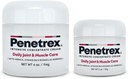 Penetrex Joint & Muscle Therapy Duo - beroligende lindring for rygg, nakke, hender, føtter og nerver - Rub med Arnica, vitamin B6 MSM & Boswellia - 2oz, 4oz