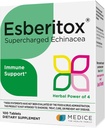 Supercharged Echinacea – 100 tabletter – Immun støtte Herbal Supplement med Wild Indigo Root & Purple Coneflower – klinisk testet – laget i Tyskland